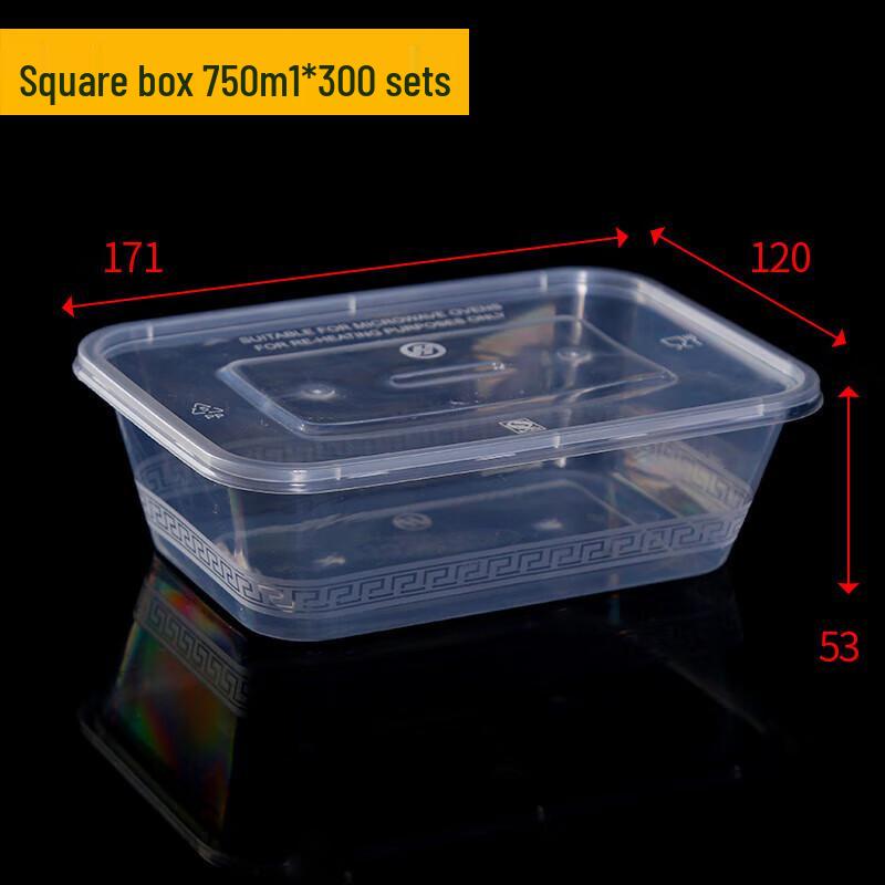 

Youhe Youmi Disposable Rectangular Plastic Food Containers