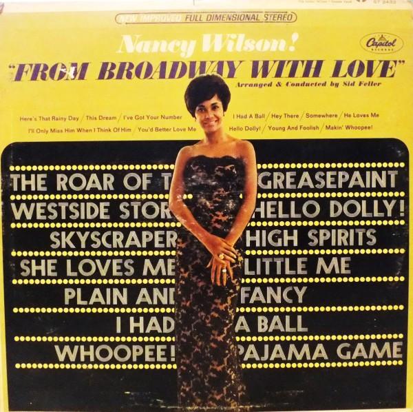 

LP Record NANCY WILSON From Broadway With Love ST2433 CAPITOL 1966 US Jazz Used
