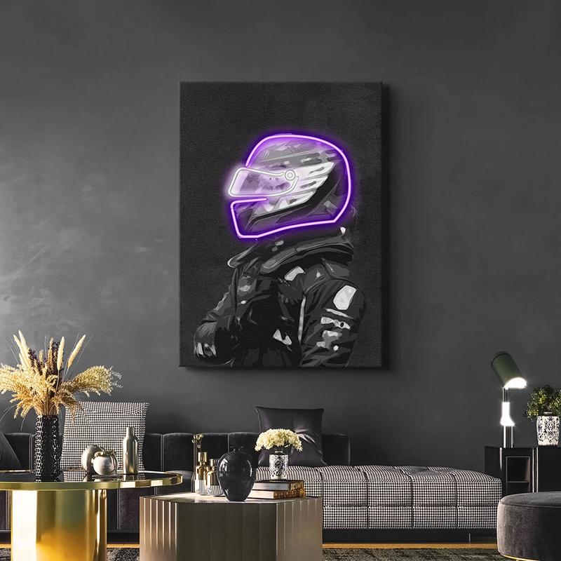 Racer Poster Motorsport Fan Gift Canvas Wall Art Poster and Prints Modern Abstract Art Painting Wall Picture for Home Room Decor