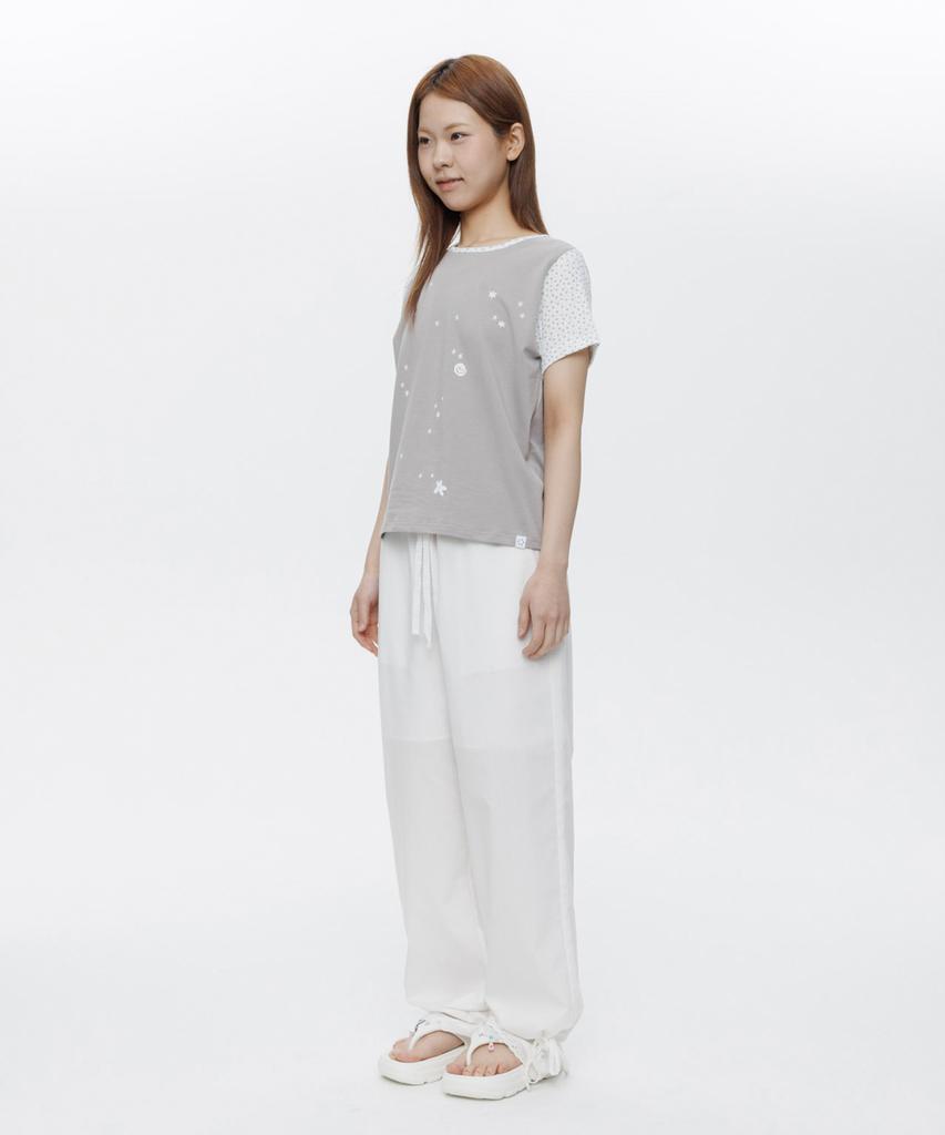 Ohesio Lace String Pants, White