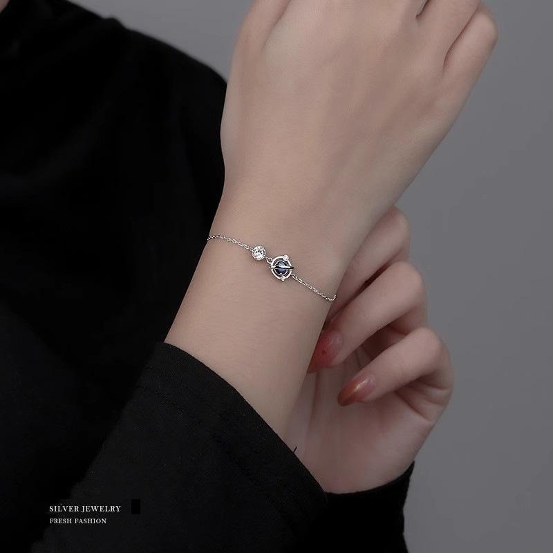Planet Bracelet Korean Version Ins Niche Design Light Luxury Personality To Give Girlfriend Valentine's Day Gift Jewelry