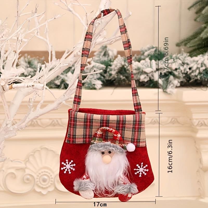 

Мешок для рождественских подарков в виде снеговика — отлично подходит для упаковки детских рождественских подарков, хранения конфет и выпечки. C