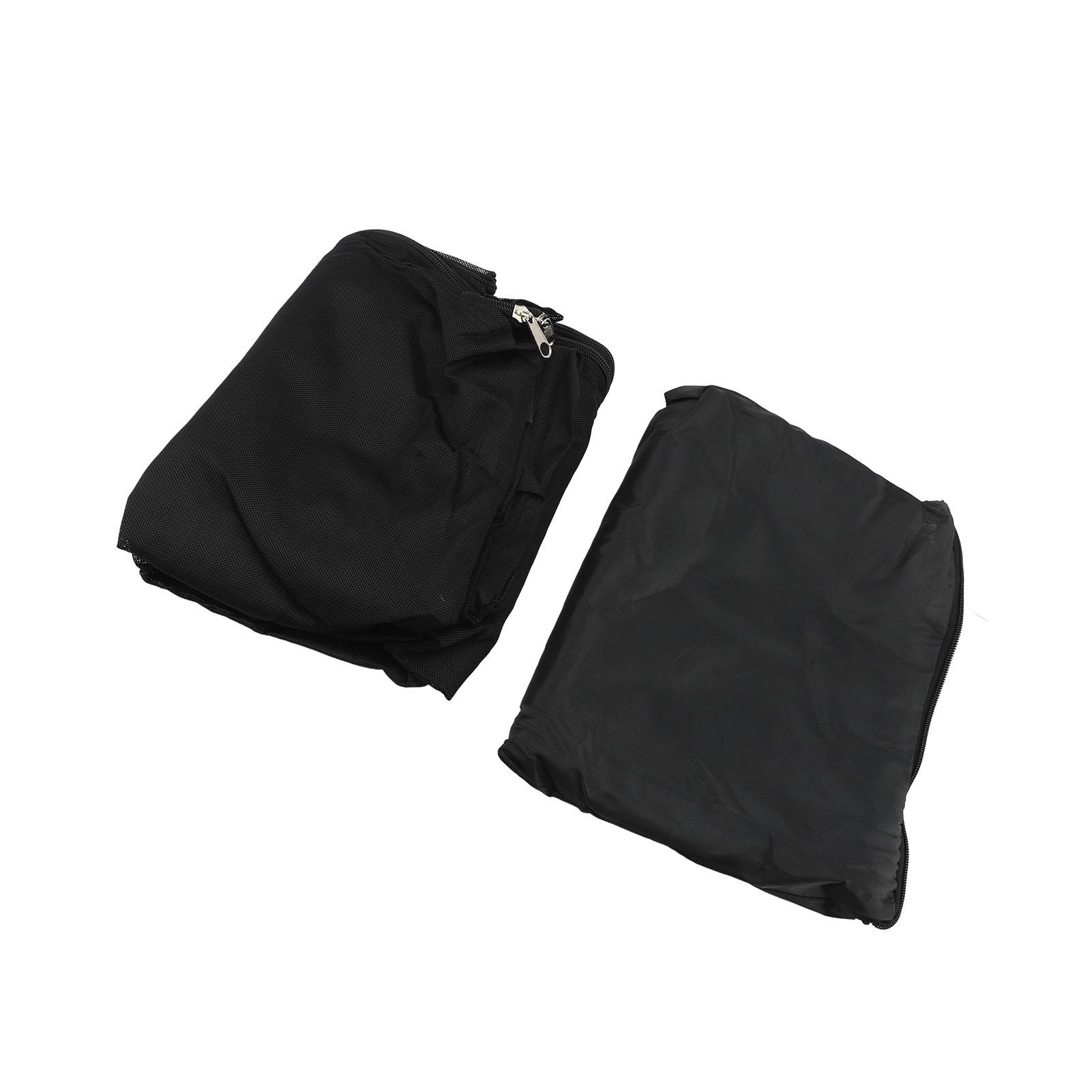 Moustiquaire de hayon arrière en nylon haute densité pour camping-car, protection solaire et anti-insectes.