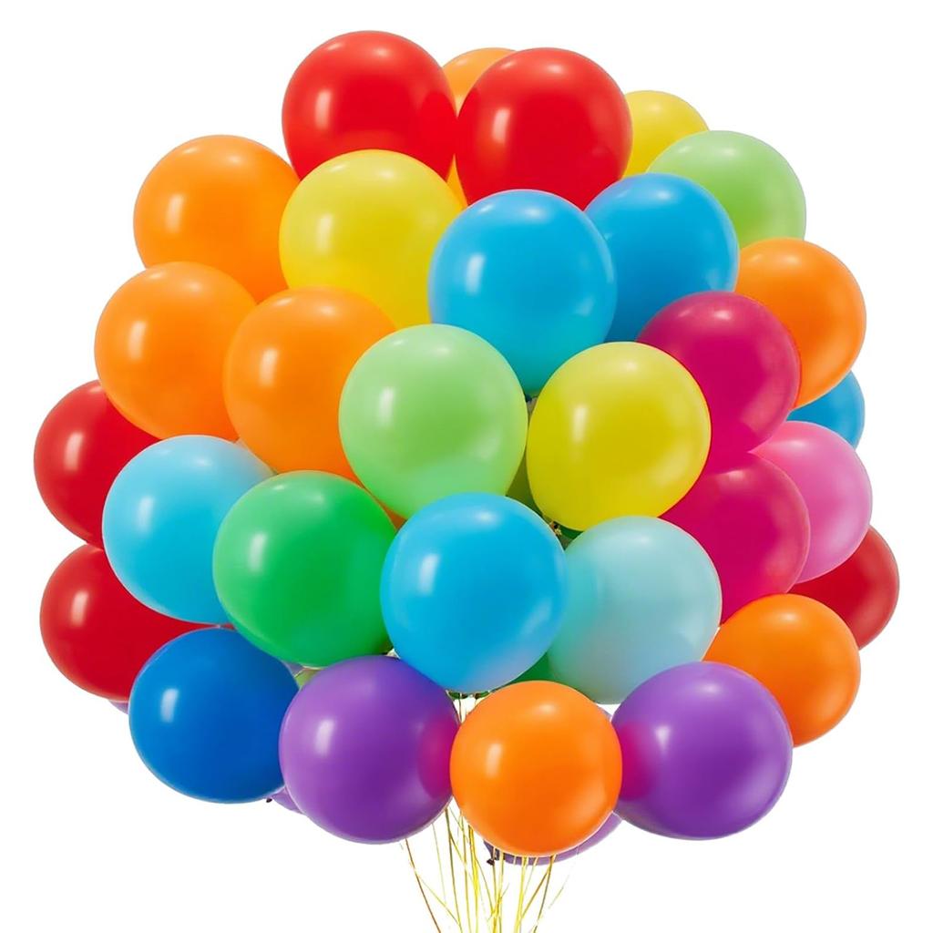 12inch 70pcs multicolored latex balloon set,suitable for weddings, birthdays, themed parties, bachelor parties,family gatherings