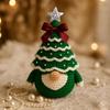 Cute Crochet Kit Handmade Crochet Christmas Tree Gnome Kit Easy Yarn Supplies Set For Holiday Crafting At Home Adults Teens Kids