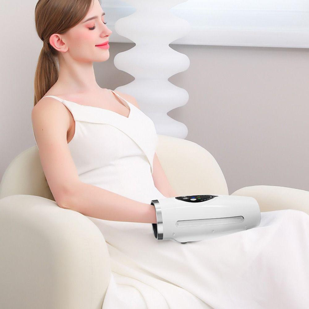 Multi-Function Heated Hand Massager Air Compression Massager for 3.7v/2000mAh Office Use