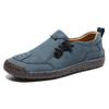 Plus Size Men's Handmade Casual Leather Shoes – Outdoor Fashion Lace-Up Oxfords with Non-Slip Sole, Lightweight Comfortable Walking Footwear