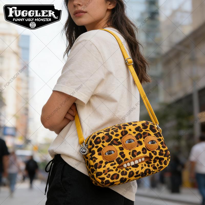 Bolso Bandolera de Peluche de Monstruo Sonriente con Ojos Grandes Bolso de Hombro de Muñeca Rara Creativa Regalo Único