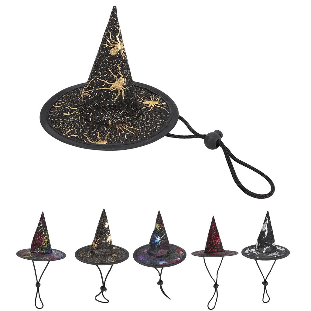 Halloween Small Dogs Hats Steel Ring Design Cute Fashionable Halloween Pet Party Hats for Medium Lar