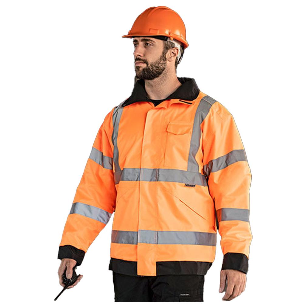Korntex Unisex Adult Kaunas Hi-Vis Shower Resistant Reflective Jacket