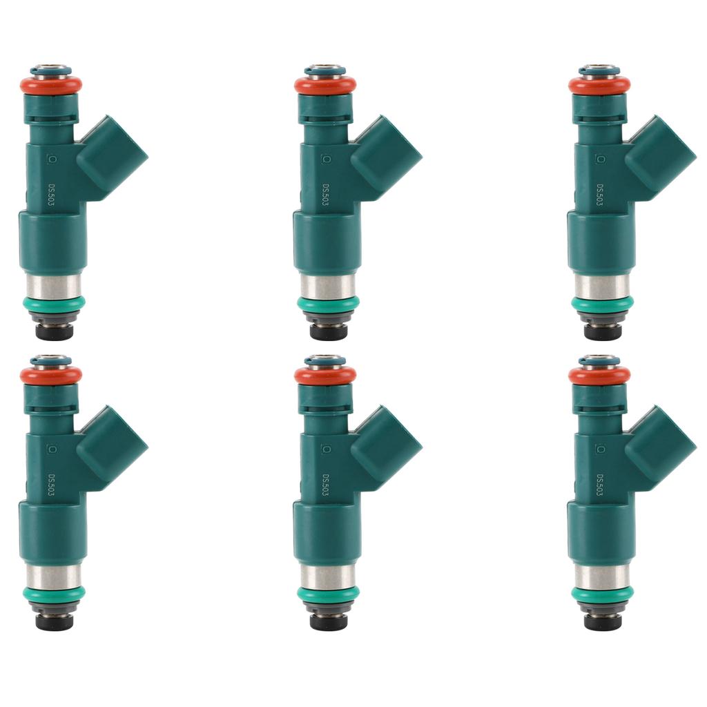 6PCS Fuel Injectors 30777501 Fit for Volvo S80 2007-2014 6G9N-AB