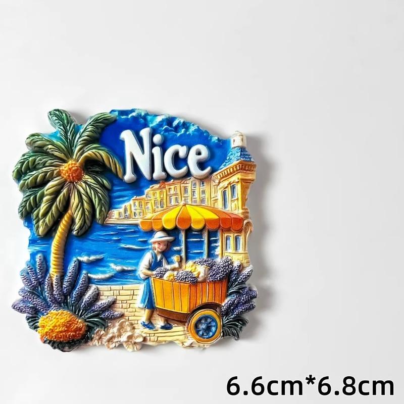 Frankreich Kühlschrankaufkleber Paris Reise Souvenirs Menton Colmar Chambery Nizza Kühlschrankaufkleber Geburtstagsgeschenke Heimdekoration