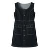 TonLion Women's Sleeveless Denim Dress