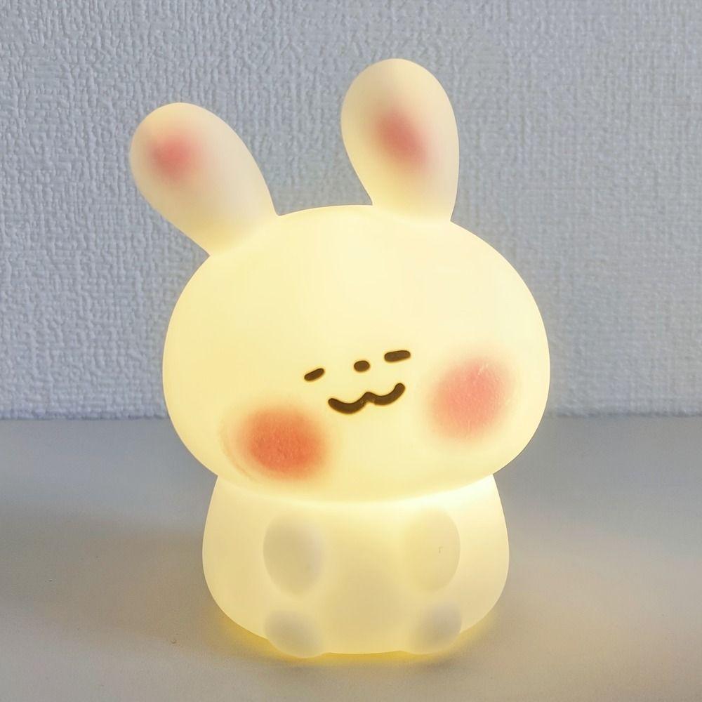 

Attractive Night Light White Bedside Light Luminous Decoration Sleeping Lamp Children