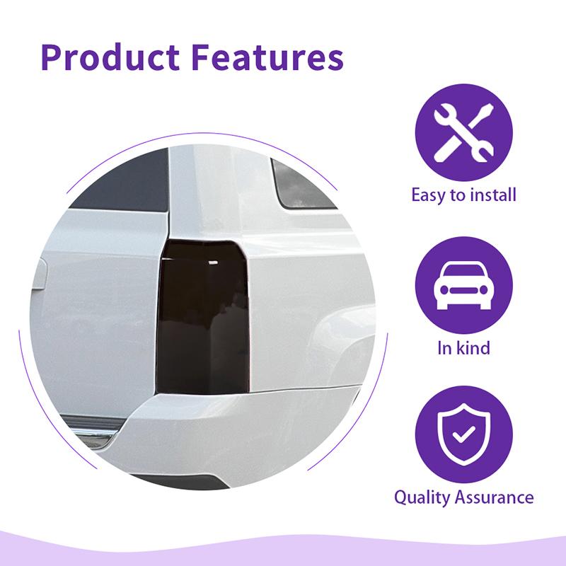 Car Tail Light Cover Taillight Decorative Stickers For Jeep Patriot  2011-2016 Car Exterior Accessories, Smocked Black