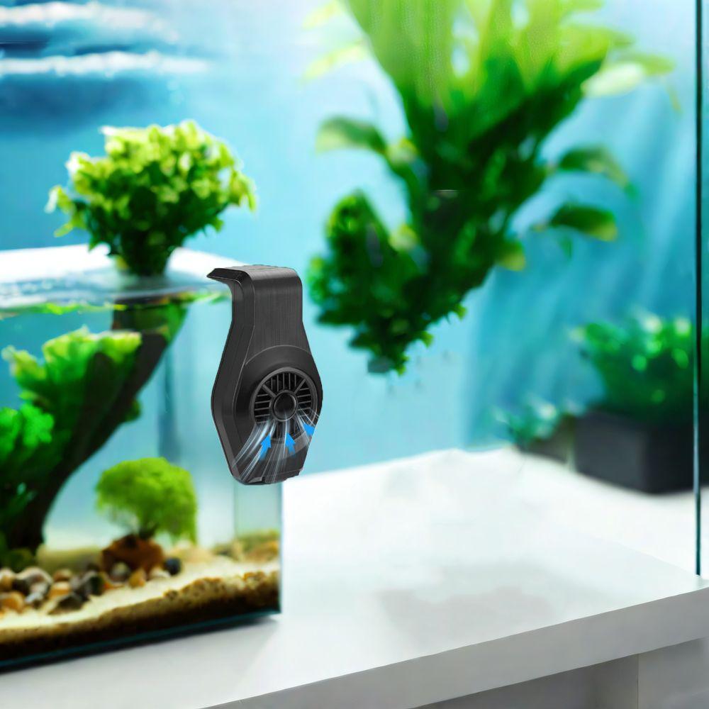 Wentylator do akwarium 2W USB, Jednogłowicowy Mini Wentylator Chłodzący do Akwarium z Regulacją Prędkości, Mocne Wentylatory Chłodzące do Akwarium, Krewetki