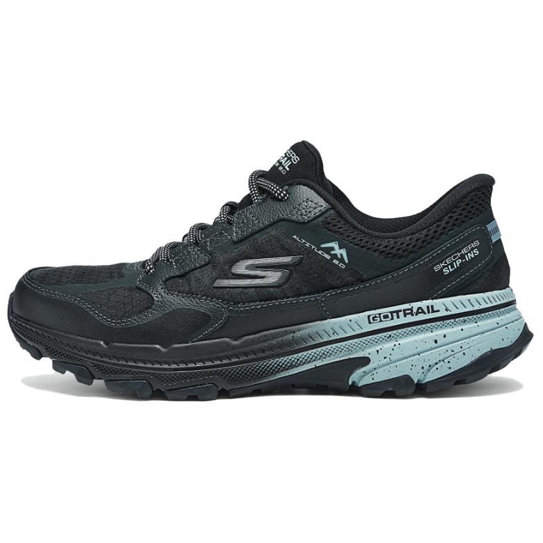 Skechers Go Run Trail Altitude 2.0 Comfortable Versatile Durable Low-Top Lifestyle Casual Shoes Men sneaker Black 220762-BLK 39.5
