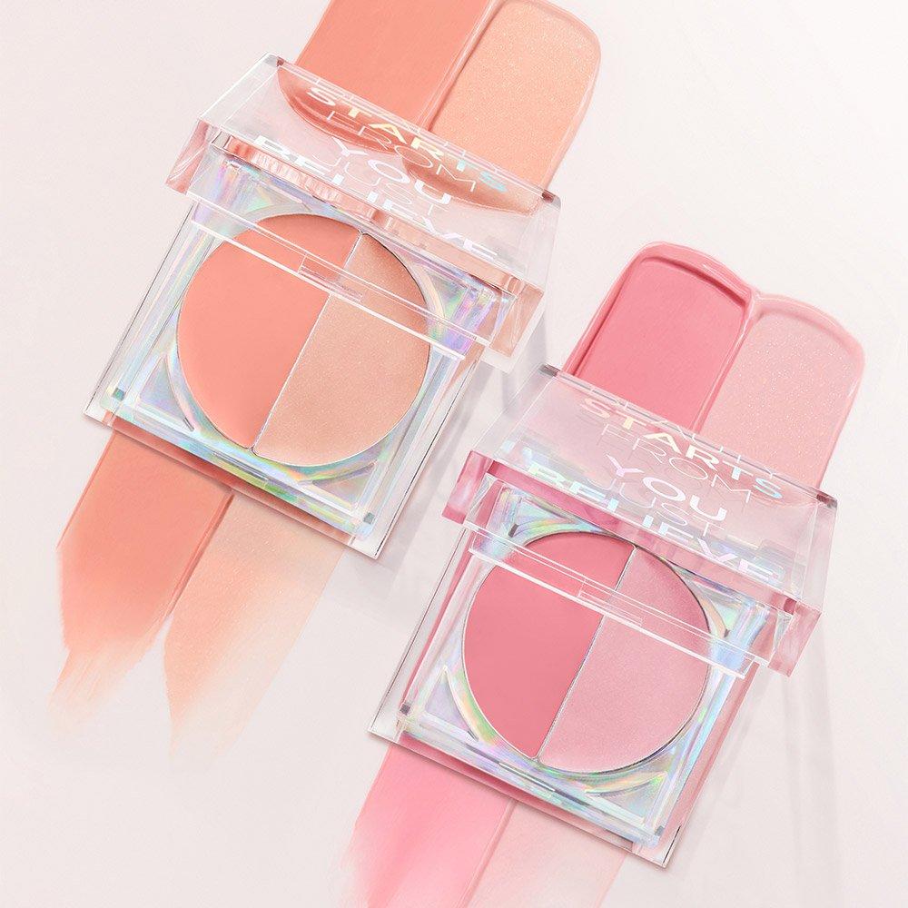 

JUNG SAEM MOOL Color Piece Cream Blush 1.3g*2 Coral fizz