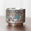 Chaxun High-Grade Ceramic Silver-Plated Tasting Cup - Vientiane Renewal Straight Cup