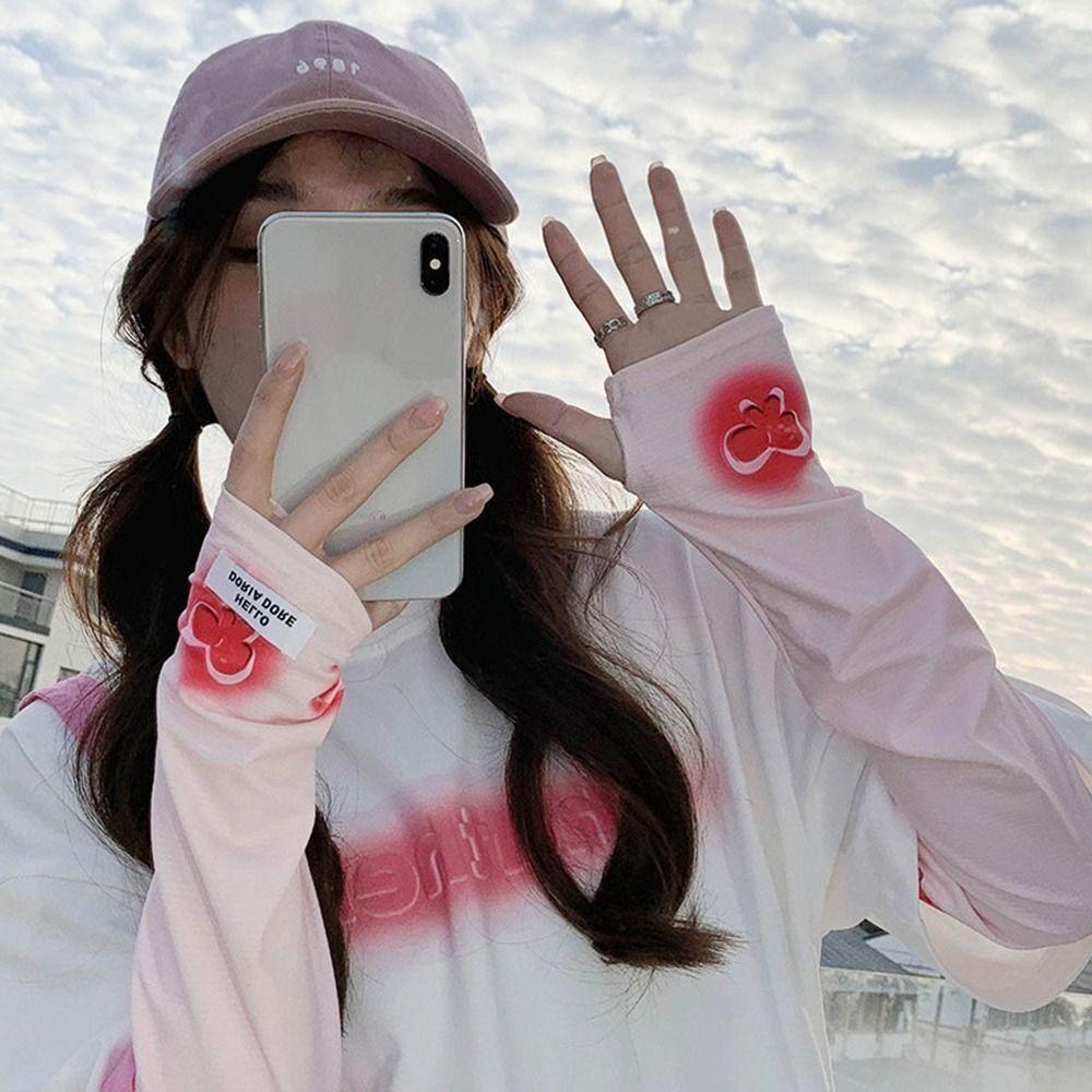 Breathable UV Protection Arm Sleeves Sun Protection Ice Sleeve Armguards  Outdoor