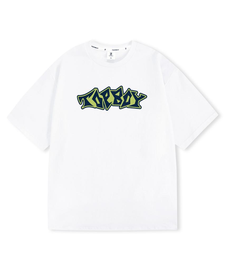 TOPBOY Graffiti Oversized Short Sleeve T-Shirt (Type B)