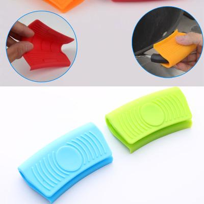 1Pcs Silicone  Handle Holder Potholder For Cast Iron Skillets Pans Grip Cover