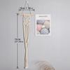 1/2Pcs Handmade Macrame Plant Hanging Rope Flower Pot Planter Hanger Wall Decor Courtyard Garden Plant Hanging Basket Rope