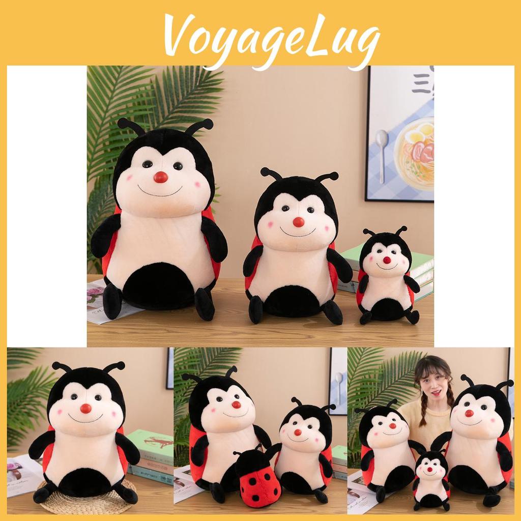 Adorable Ladybug Plush Toy Pillow Stuffed Animal For Kids Birthday Gift