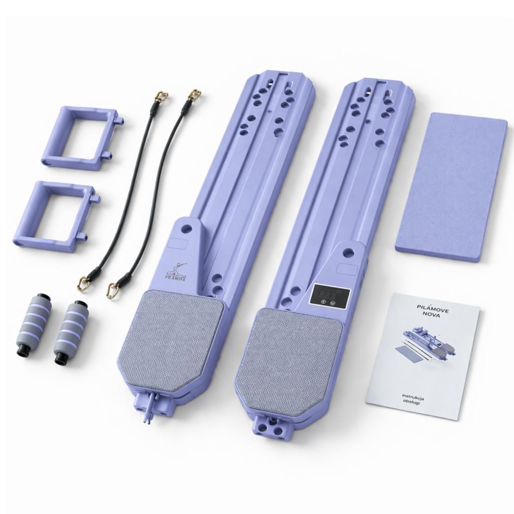 Pilates board interactive strength calisthenics stretching fitness cardio pilates resistance bands nova mat