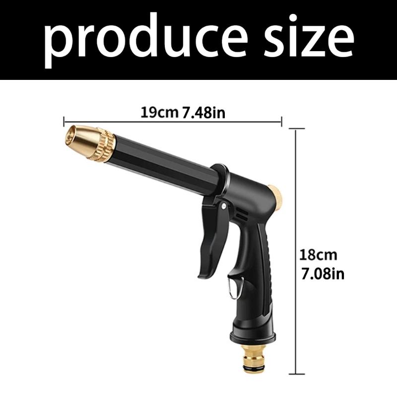 Multipurpose High Pressure Sprayer Guns Heavy Duty With 3 Jet Modes Ideal For Washing Cars And Cleaning Outdoor Area