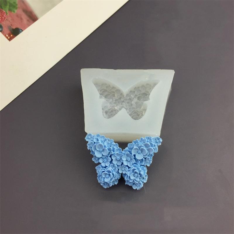 Schmetterling Aromatherapie Kerze Silikonform DIY Silikon Kuchenform Gips gießen Dekorative Schmuck Silikon Neuprodukt