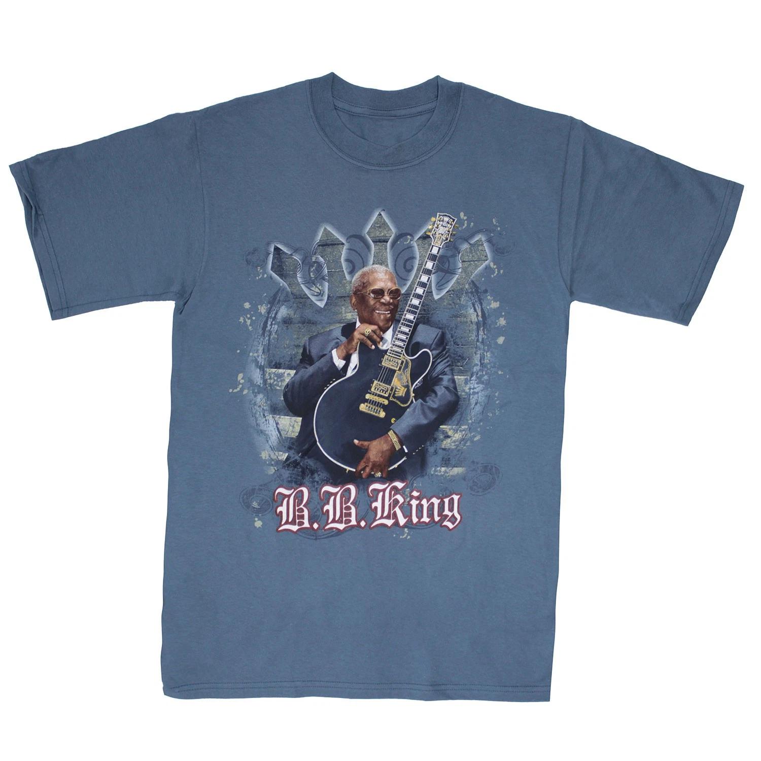 Men s B.B. King Original 2009 Tour Concert T-shirt Small Blue M