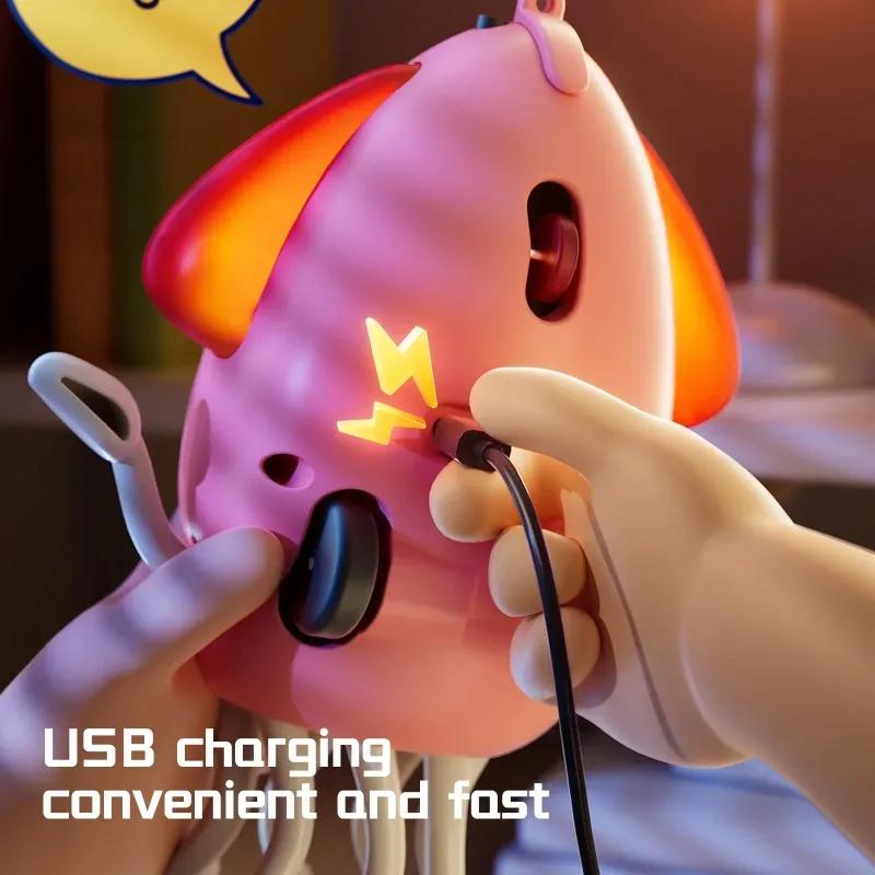 Electric Crawling Octopus Toy with LED Lights & Music Dancing Interactive Toddler Toy Rechargeable Toys Gift for Newborns