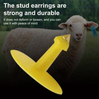 Sheep Ear Tags 001-100 Number Tags Livestock Animal Tags Ear Tag Applicator for Cows Goats Sheep Pigs Farm Animals