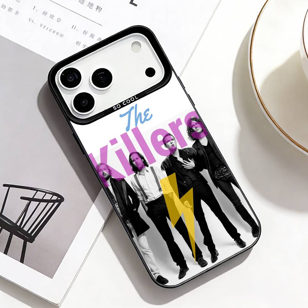 T-The K-Killers Phone Case For iPhone17,16,15,14,13,12,Pro Max Black Colorful Phone case