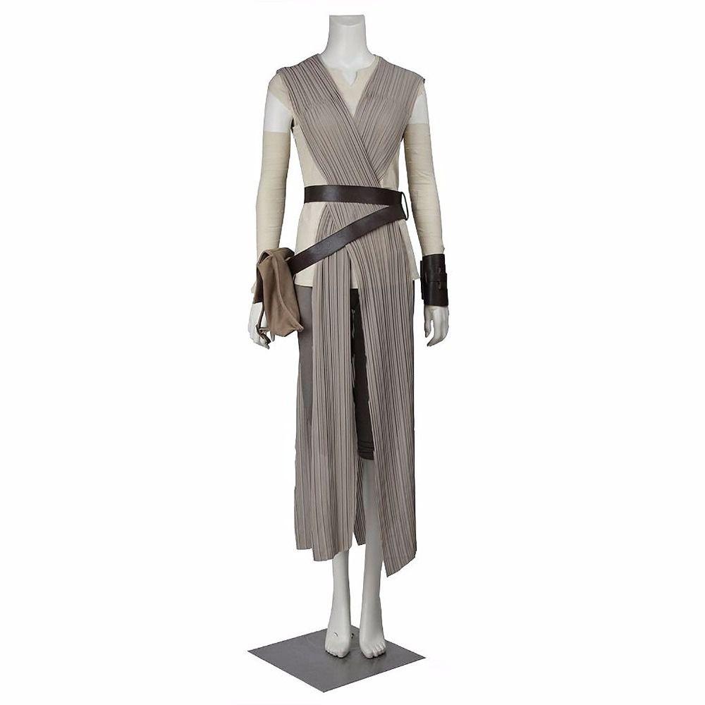 The Awakens Force Rey Cosplay Suit With Belt Halloween Party Costume