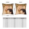 Gustav Klimt Square Pillow Cases Art Portrait Expressionism Cushion Covers Creative Zipper Decor Pillowcase for Home 45x45cm