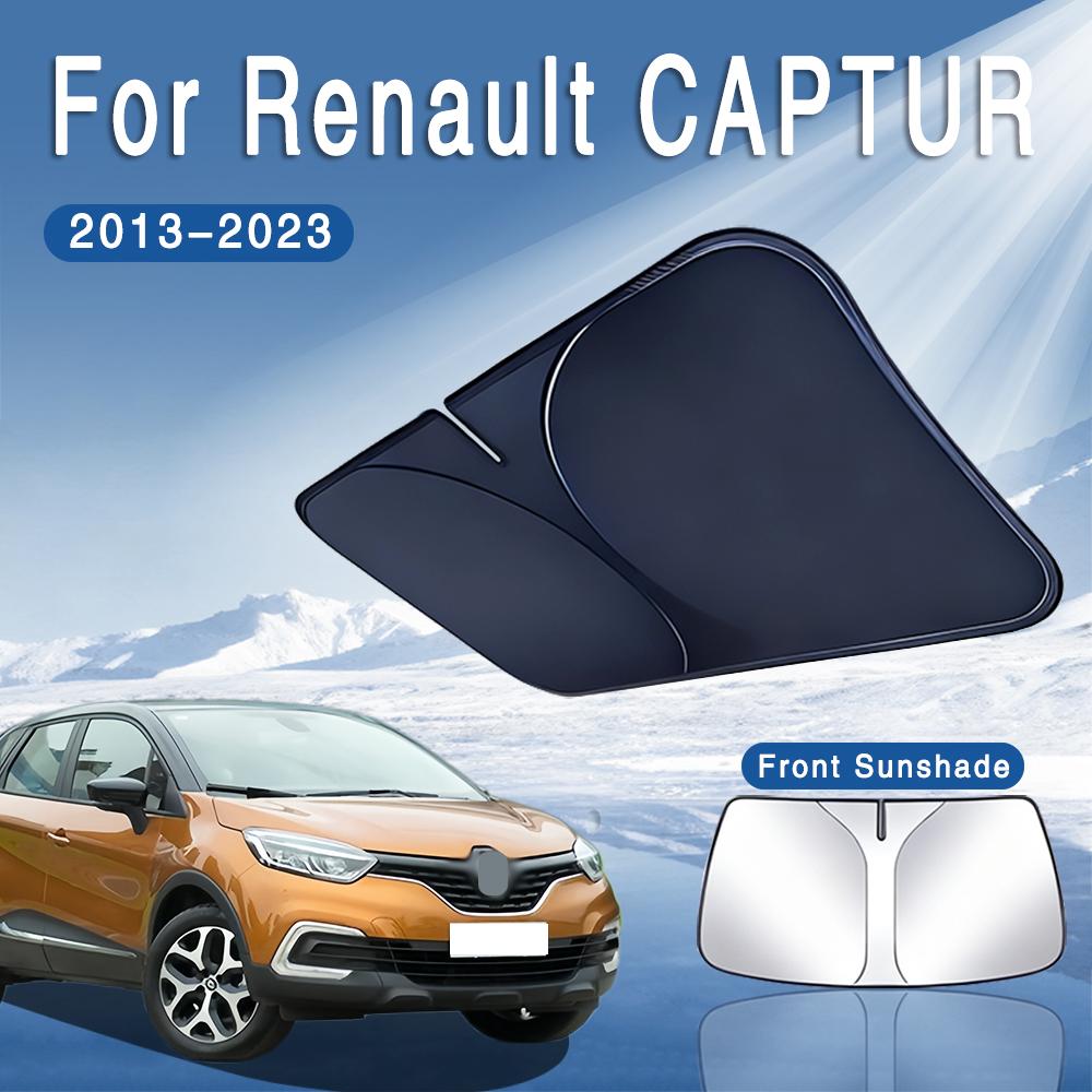 For Renault Capture Captur 2013 -2023 Car Sun Visor Front Windshield Sunshade Heat Insulation Summer Cooling Auto AccessoriesWindshield Sunshades 1