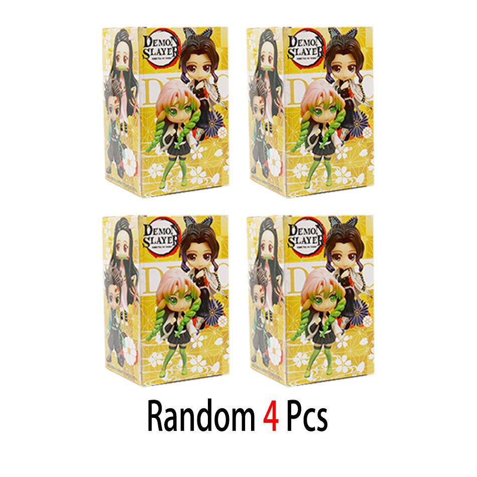 2026 NEW  Demon Slayer Blind Box Anime cartoon 6Pcs 8Pcs 12Pcs 20Pcs Sets Kimetsu No Yaiba PVC Dolls Desktop Decora