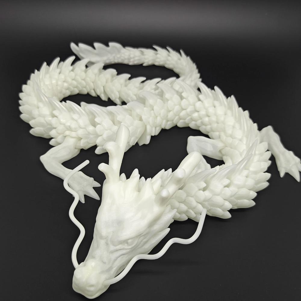 88CM 60CM 3D Printed Gem Dragon Crystal Fidget Toy Rotatable Articulated Dragon Gift for Kids with ADHD Perfect for Birthdays