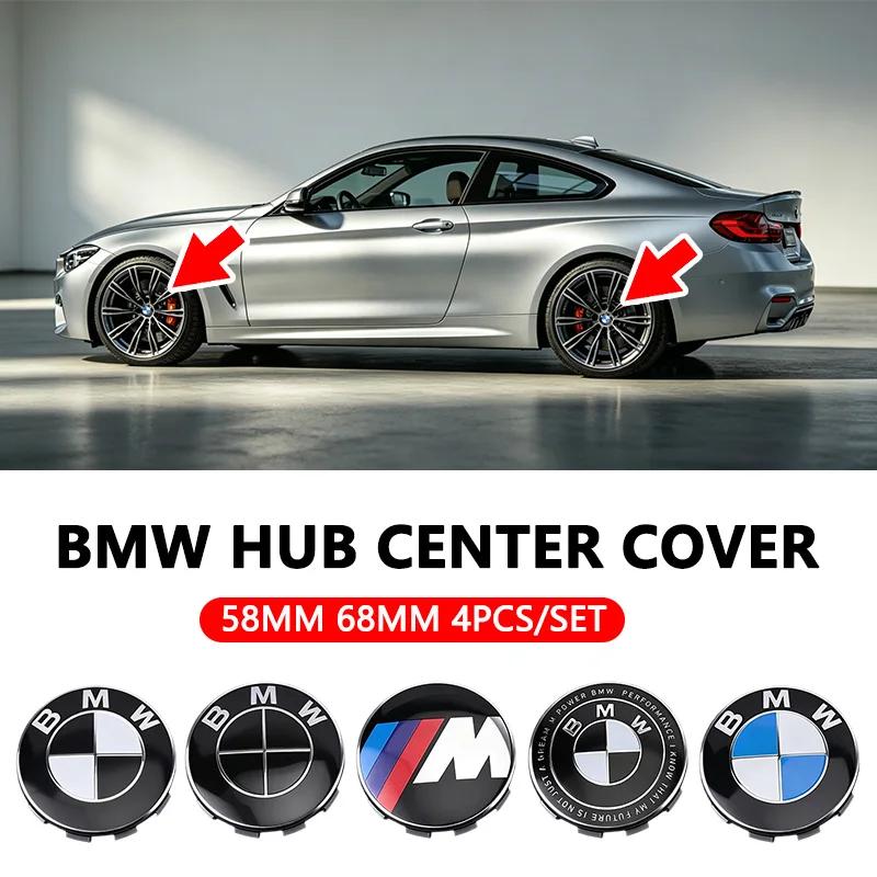 4Pcs 56mm 68mm ABS Car Wheel Center Caps For Bmw M E46 E90 F10 F30 E87 F20 G20 E60 E39 E92 F11 F31 E61 F25 E36 X3 X5 Accessorie MD2