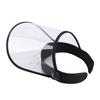 Empty Plastic Protective Cap Lightweight Uv Sun Shield Hat with Clear Face Cover for Biking Motorcycling Hiking Walking and