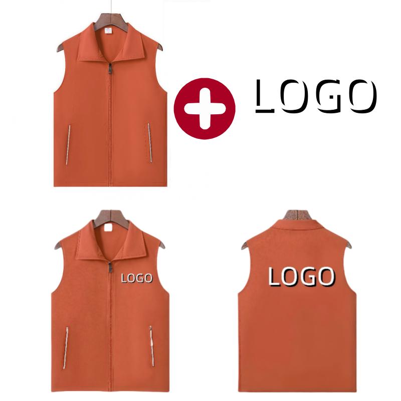 Outdoor Men's Pocket Vest Jacket Pographer Vest Worker Electrician Welder Car Repair Work Vest high-end custom logo