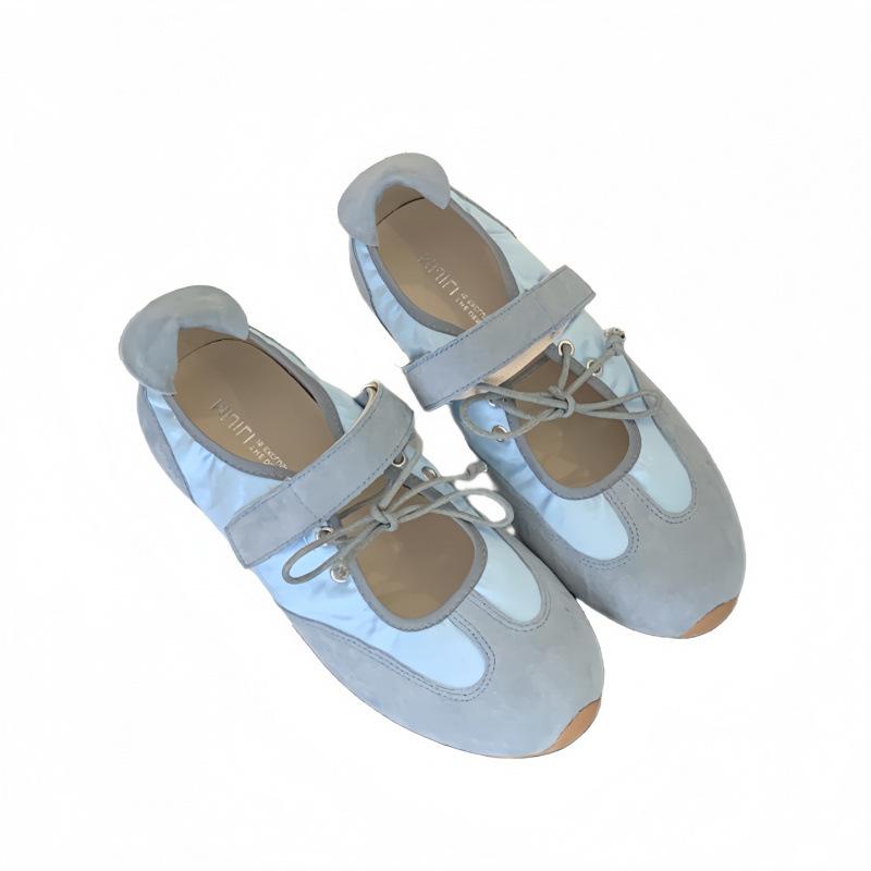 Niche new 2025 summer casual color matching Mary Jane single shoes sports shoes women's word Dexun shoes women