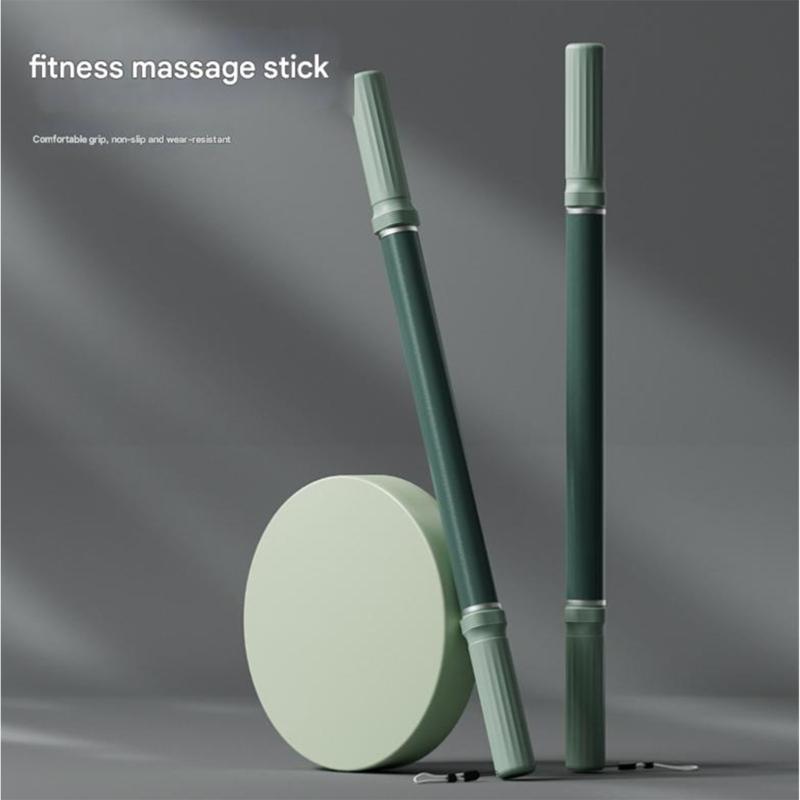Practical Fitness Roller For Full Body Muscle Relaxation Features Antislip Handle Design Gym Muscle Massage Stick Tool