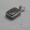 Cushion Cab Crinoid Marble Fossil 925 Sterling Silver Pendant Jewelry, Boho Style Designer Pendant