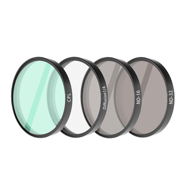 Multi‑Type Camera Lens Filter for DJI Osmo Action 6, Aluminum Frame ND CPL UV Black Diffusion 1/4 Optical Accessory