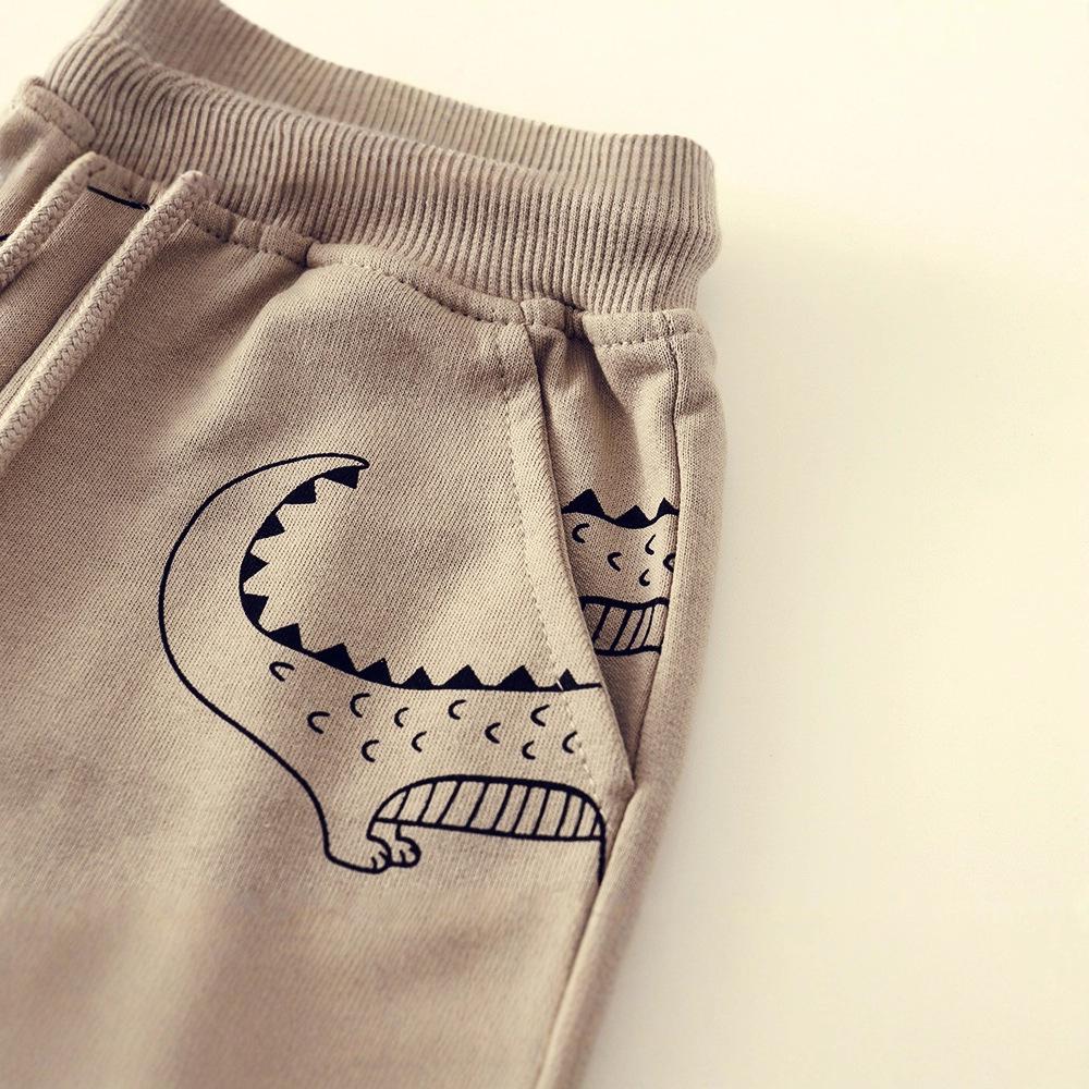 Kids' Summer Cotton Printed Shorts - Boys' Casual Wear, Small To Medium Sizes