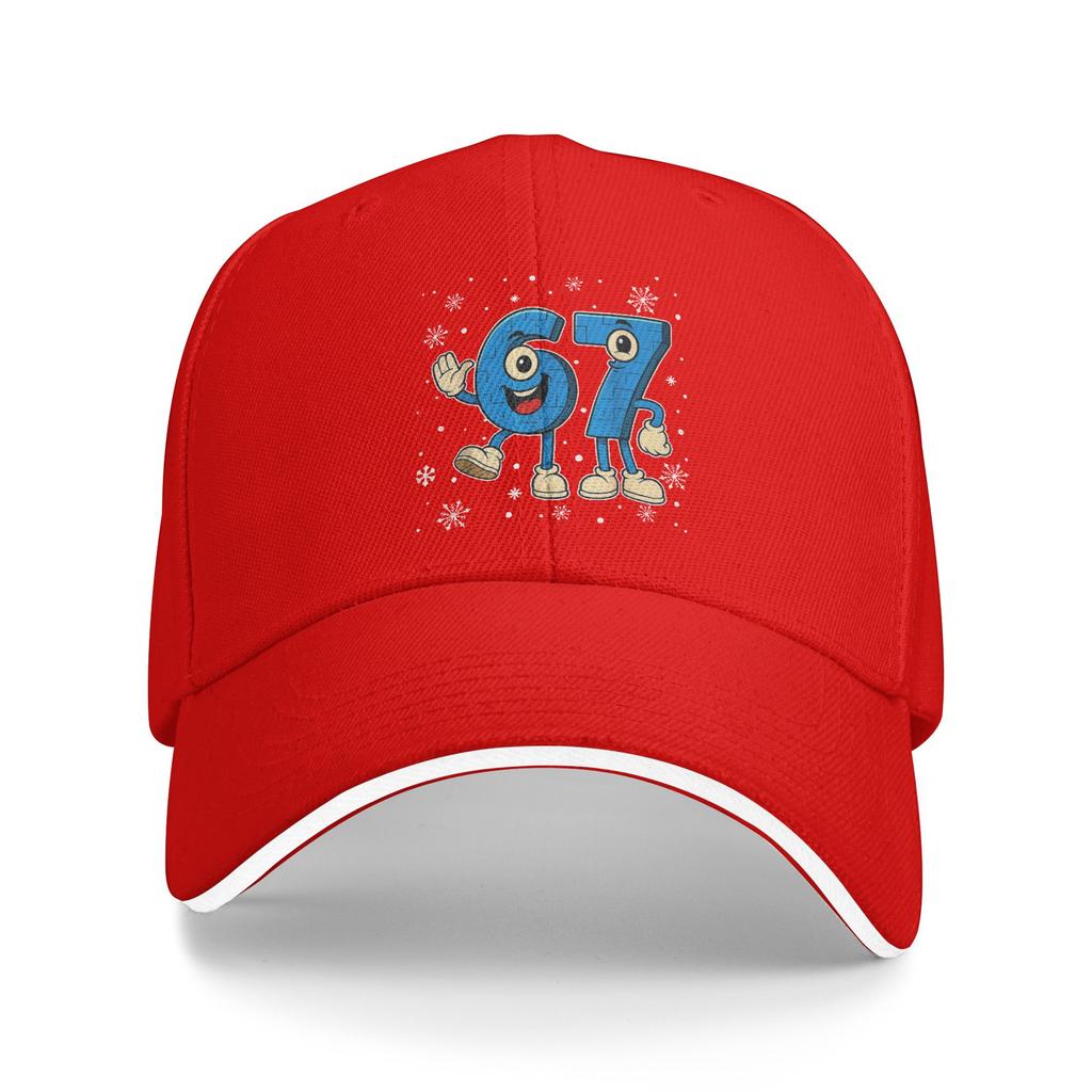 Six Seven Brainrot Italian Funny 67Gaming Memes Baseball Cap  Stylish Trucker Hat Summer Unisex Men Tennis Skate Snapback Cap