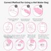 Leak-proof Hot Water Bottles Removable Water-filling Bottle Cartoon Hand Warmers  Hand and Feet